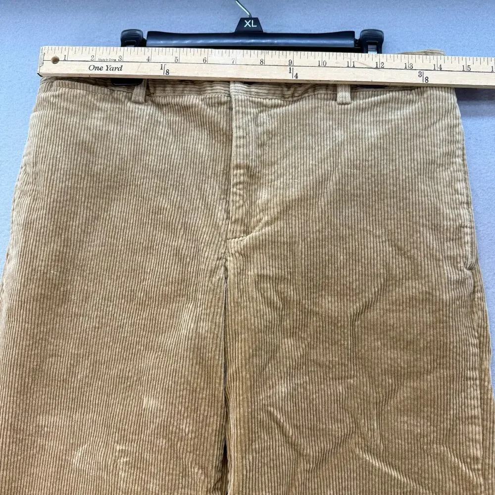 Polo Ralph Lauren Corduroy Pants Boys Y18 Tan Preppy Fall Winter EUC